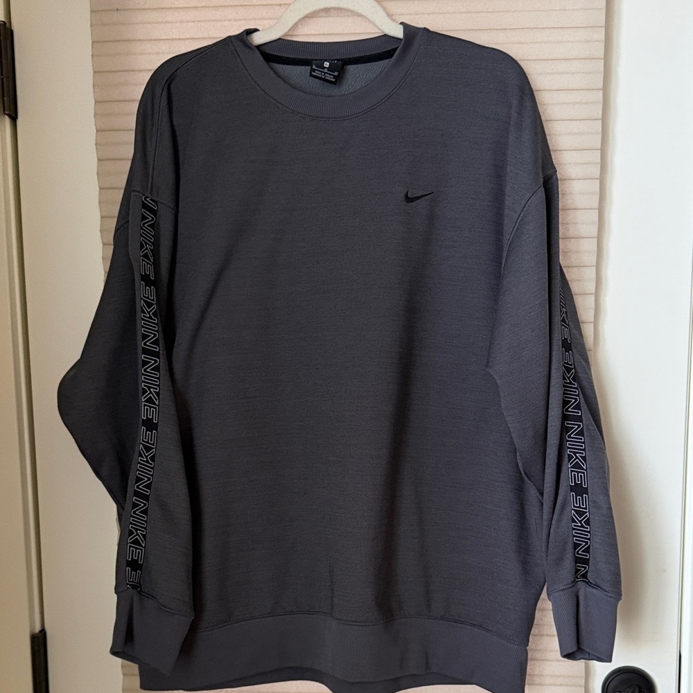Nike Women's Dark Gray Crewneck Sweater